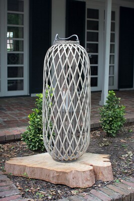 Willow Lanterns with glass- largest