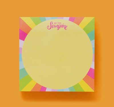 Sunshine Sticky Reminder Pad