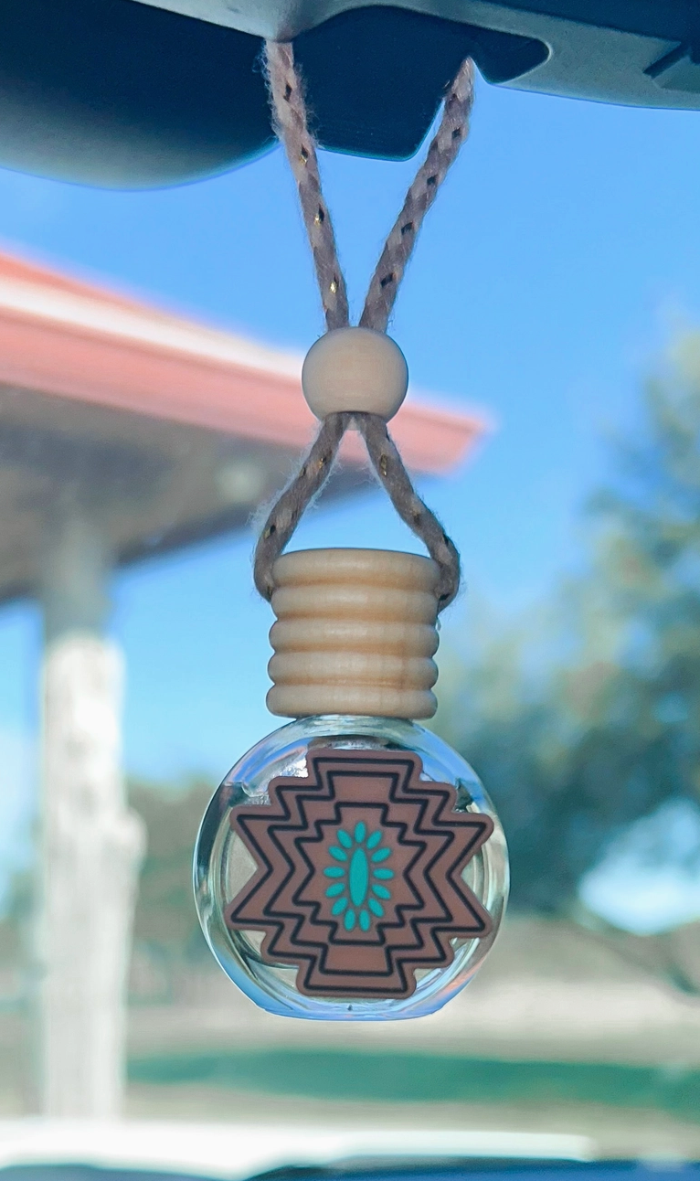 Aztec Turquoise Hanging Diffuser - Birds of Paradise