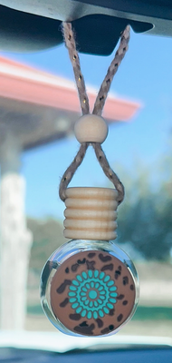 Turquoise Cluster Hanging Diffuser - Baja Cactus