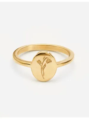 Gold Wildflower Ring