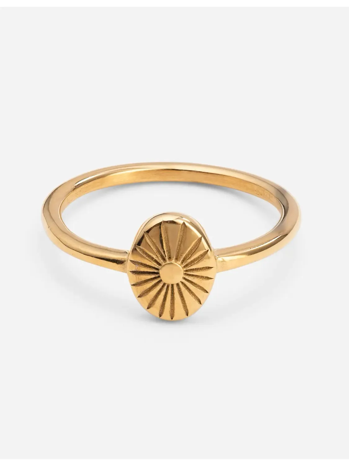 Gold Sunburst Ring