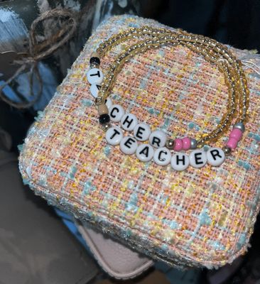Teacher Beaded Bracelets