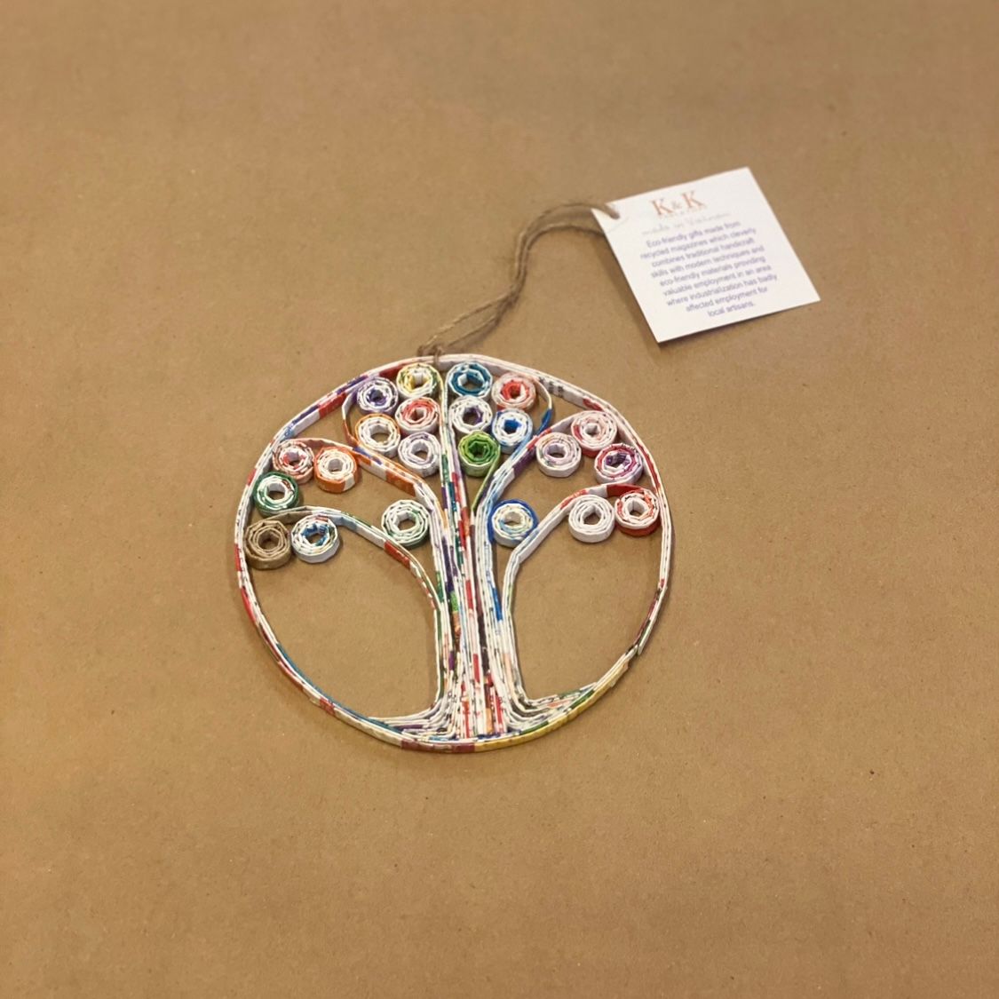 Recycled Newspaper Tree Of Life