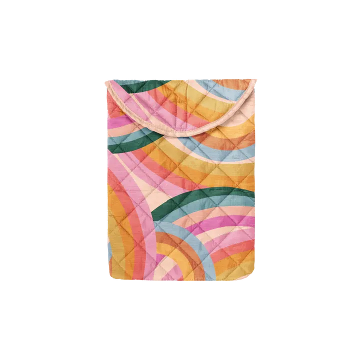 Rainbow Waves 15" Laptop Case
