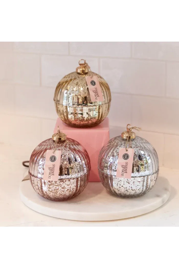 Sweet Grace Pink Ornament Candles