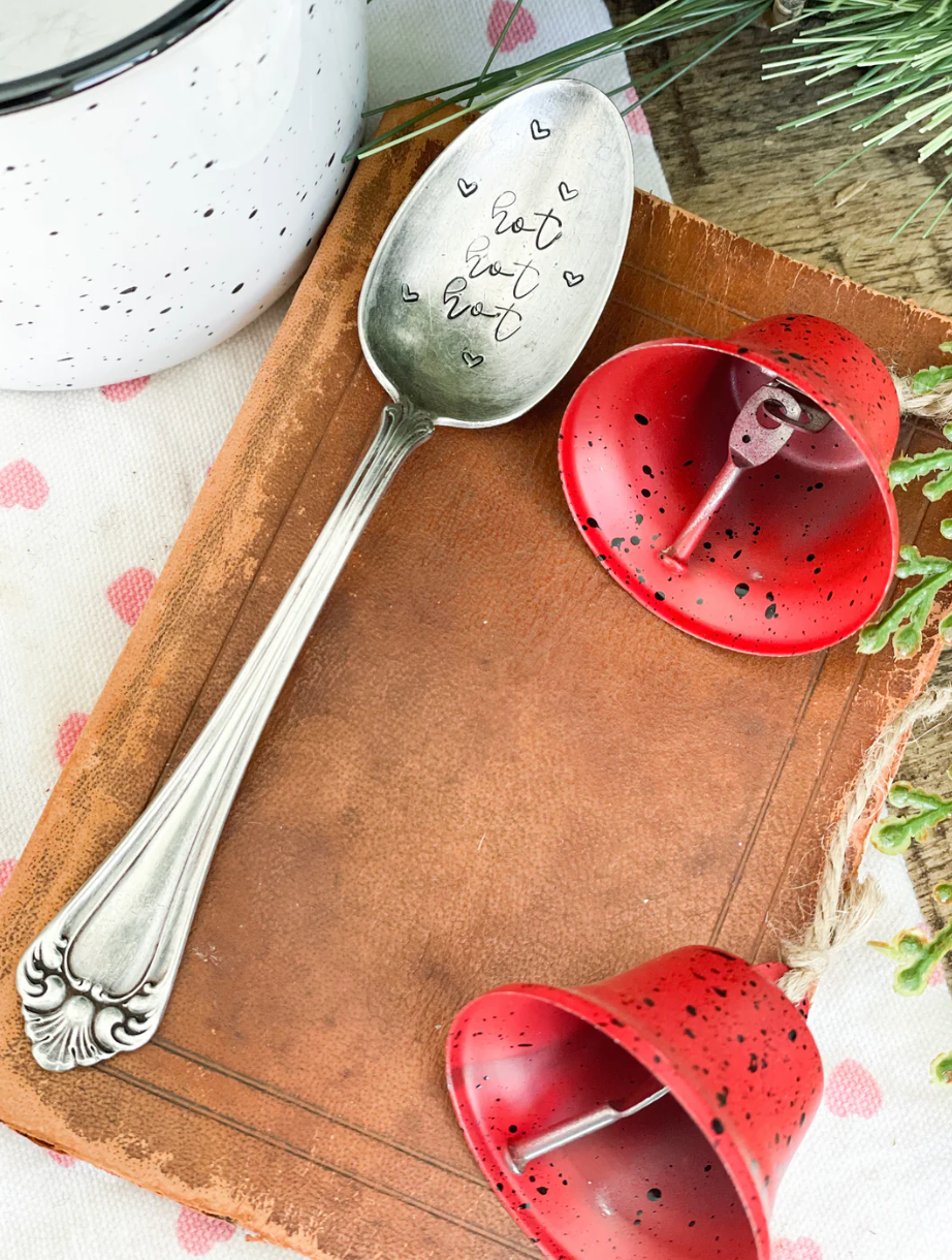 Hot vintage stamped spoon