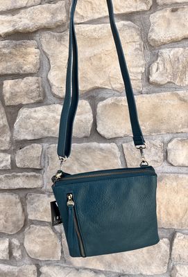 Dawn Dark Cyan Multi Pocket Bag