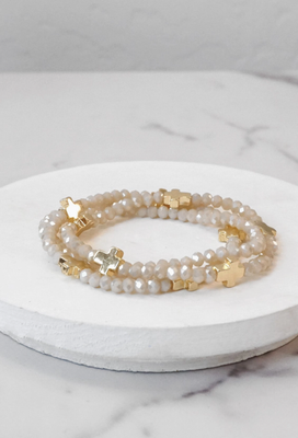 Cross Bracelet Stack