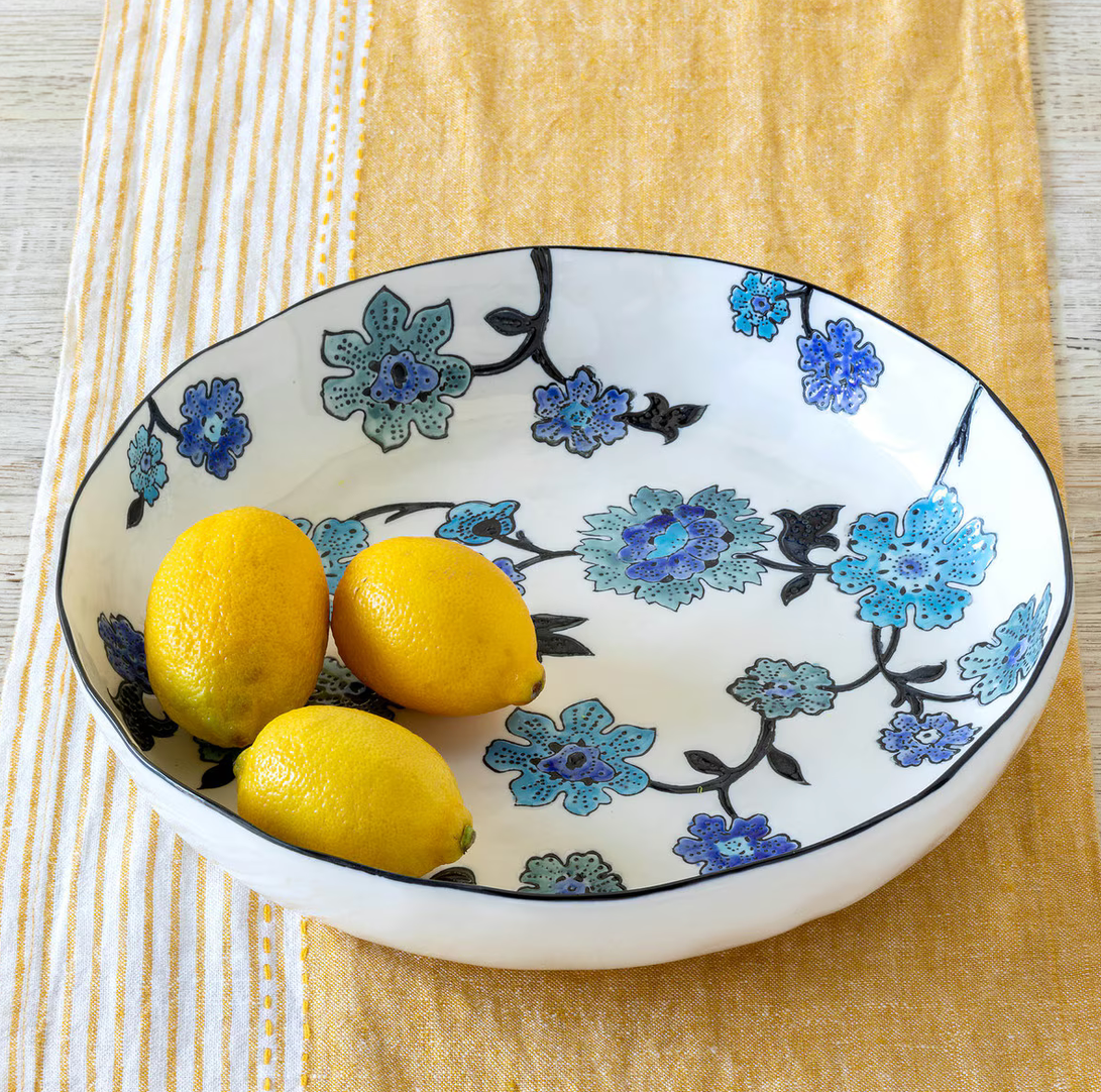Periwinkle Vine Plate