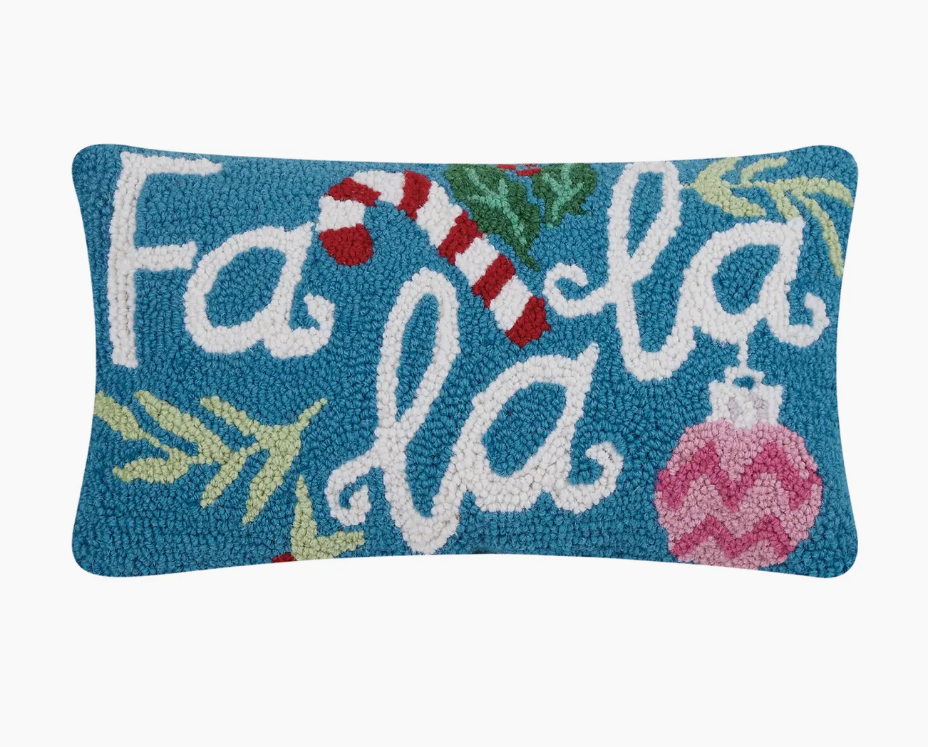 Fa La La Blue Pillow 