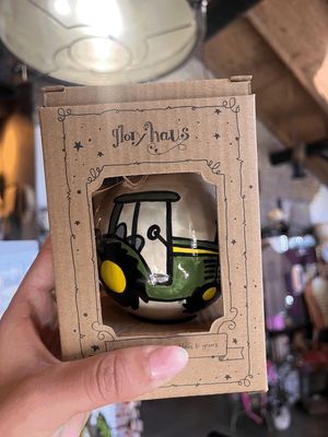 Tractor Ball Ornament