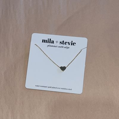 Small Gold Heart Necklace