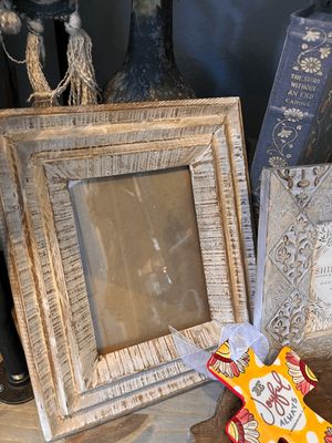 Recycled White Wash Wooden Frame