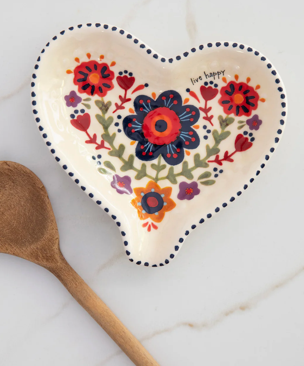 Live Happy Spoon Rest