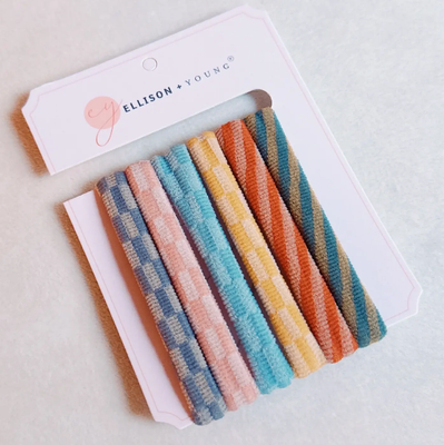 Checkered Hair Tie Set