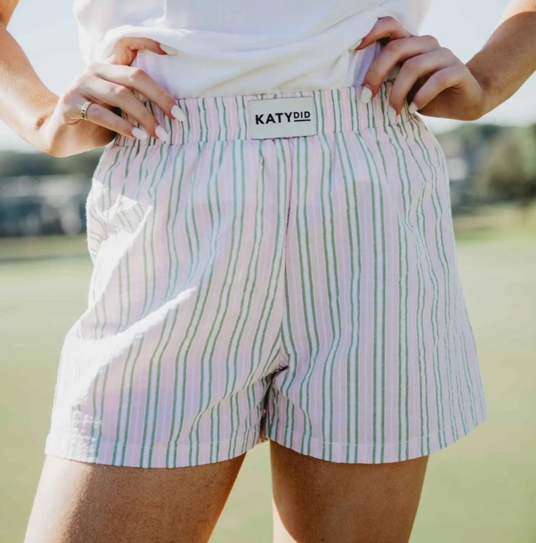 Green and Pink Shorts M