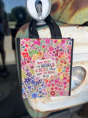 World A Better Place Medium Happy Bag
