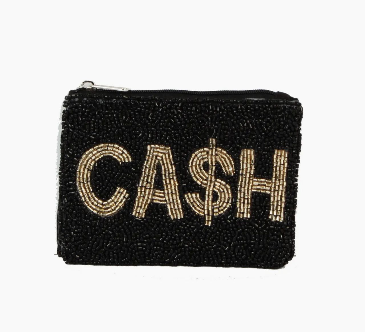 Ca$h Beaded Purse
