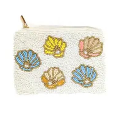 Seashell Beaded Purse