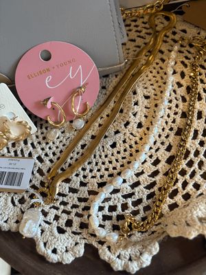 Snake Chain Necklace with Pearl Pendant