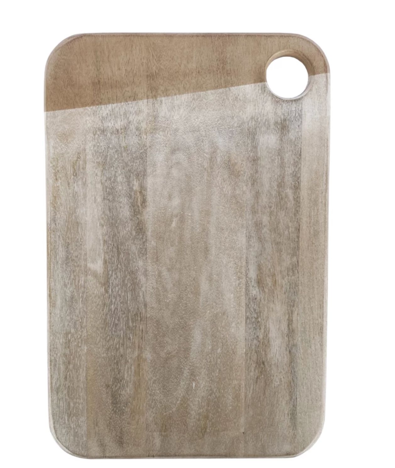 Mango Wood Two Toned Cutting Board