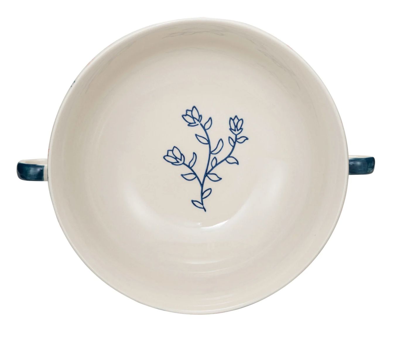 Stripe Pedestal Bowl