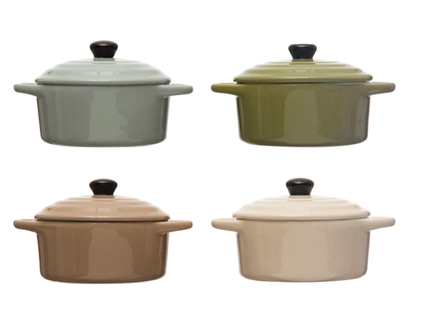 Mini Glazed Baker with Lid