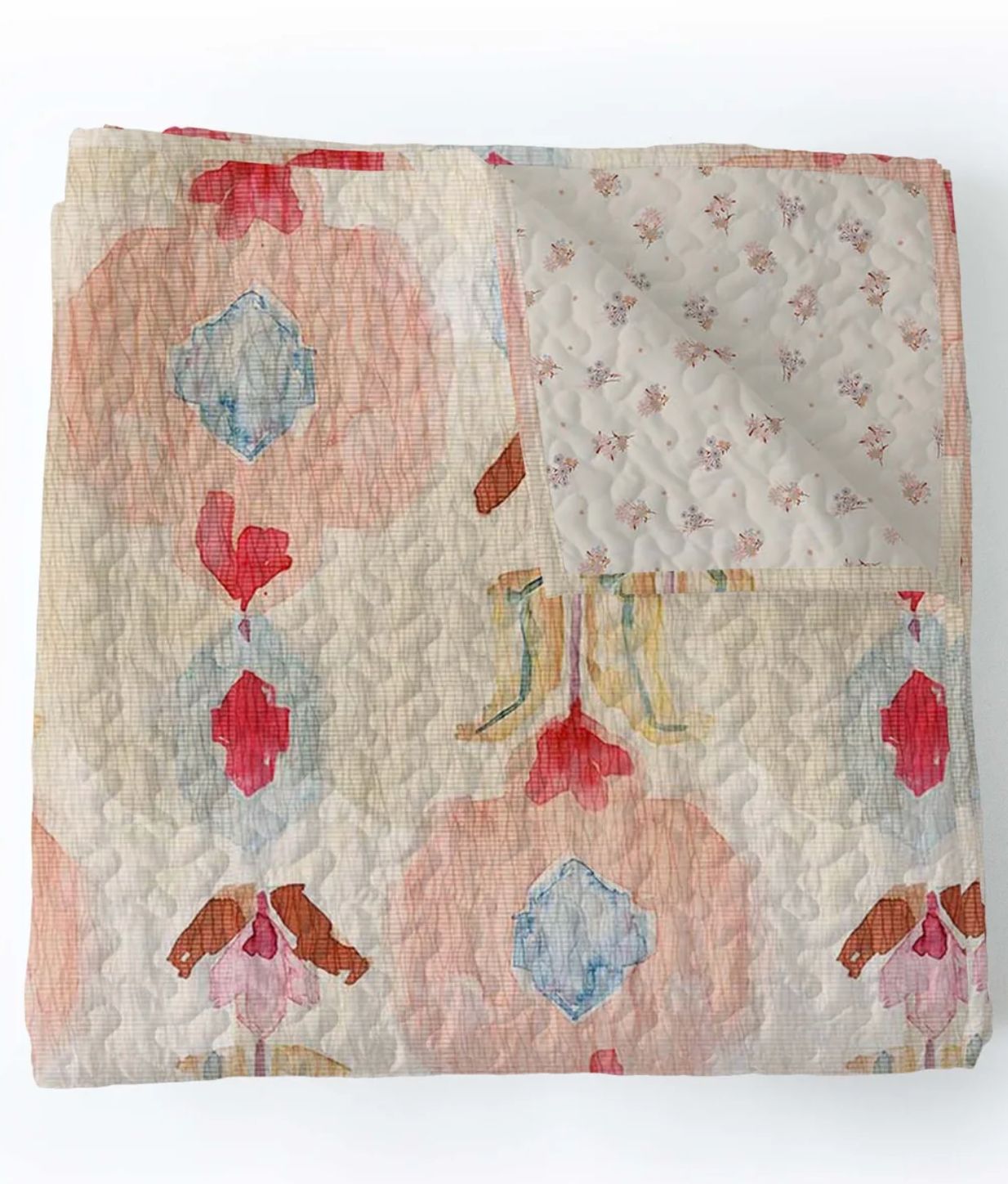 Jules Pink Baby Blanket