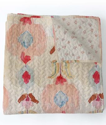 Jules Pink Baby Blanket