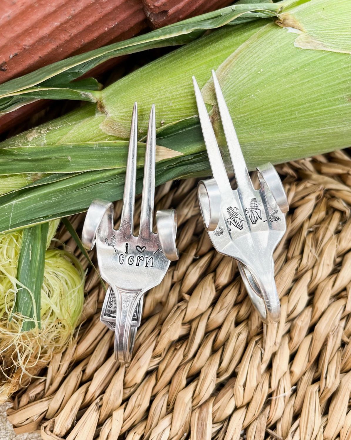 Fork Corn Pick Set