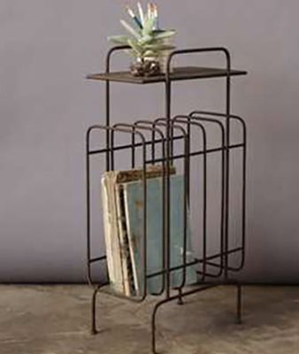 Table with Magazine Holder