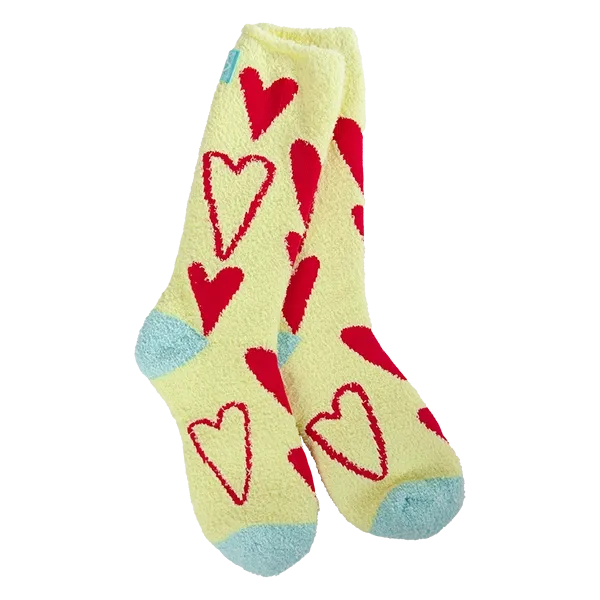 cozy crew red hearts