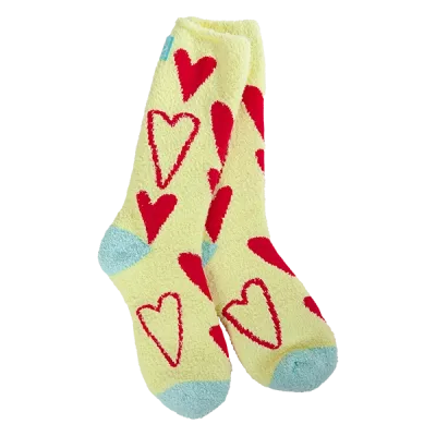 cozy crew red hearts