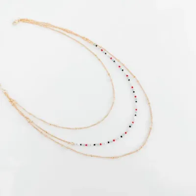 Tani triple layered necklace