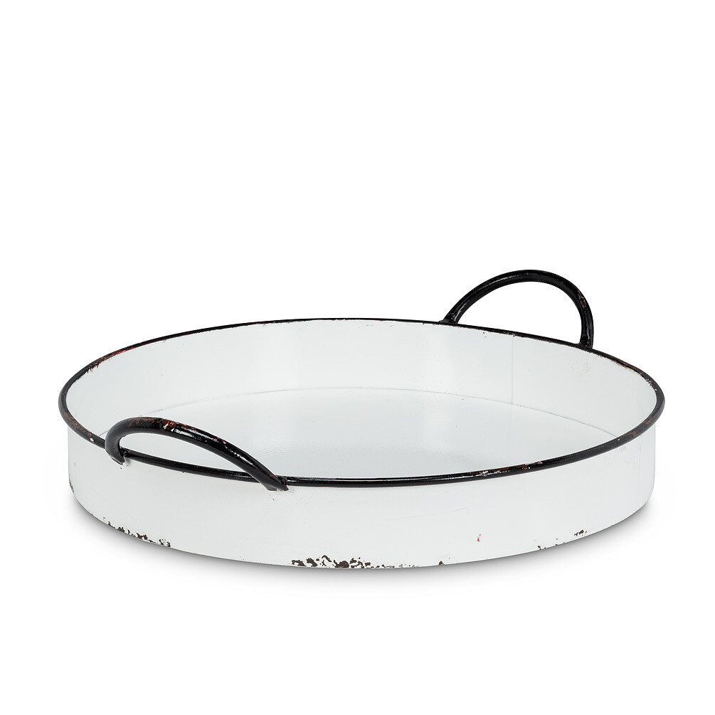 Round Tray with Handles