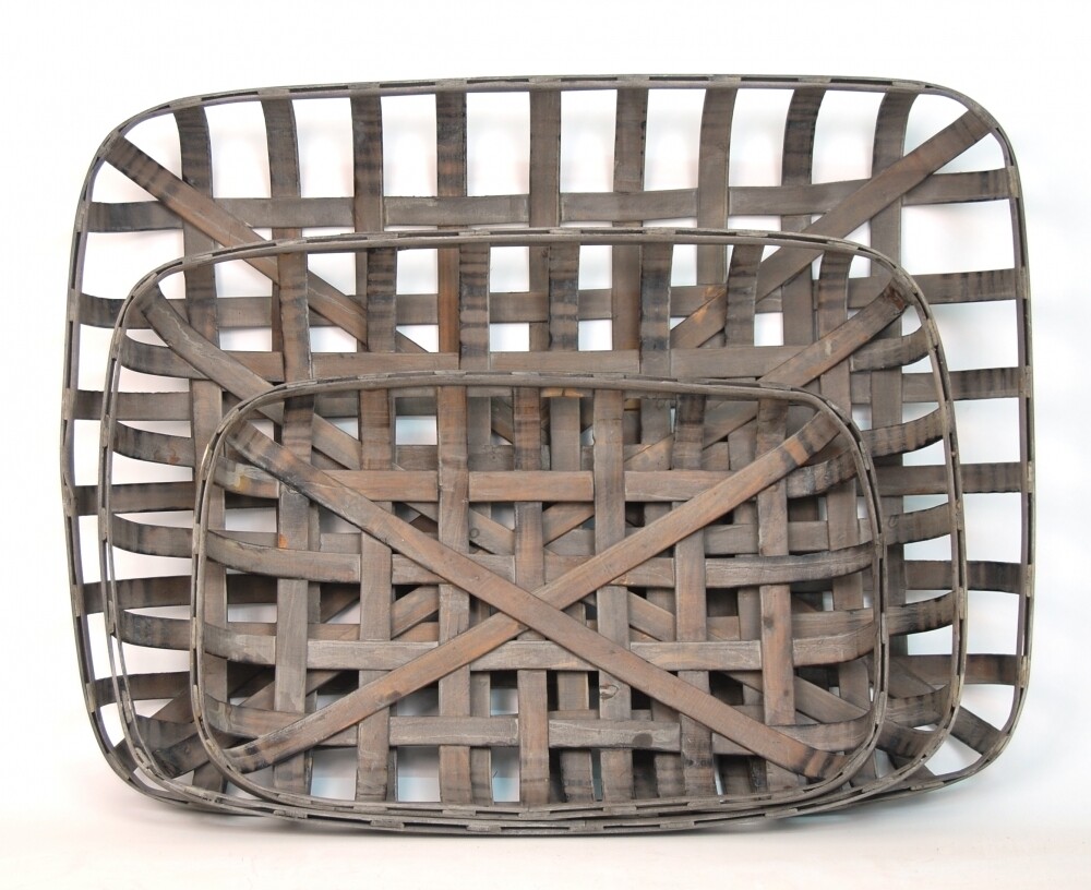 WOVEN TOBACCO BASKETS