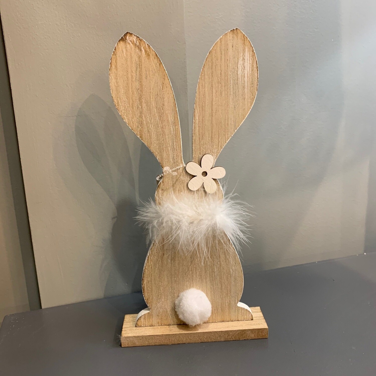 Bunny Shelf Sitter 12" Wood