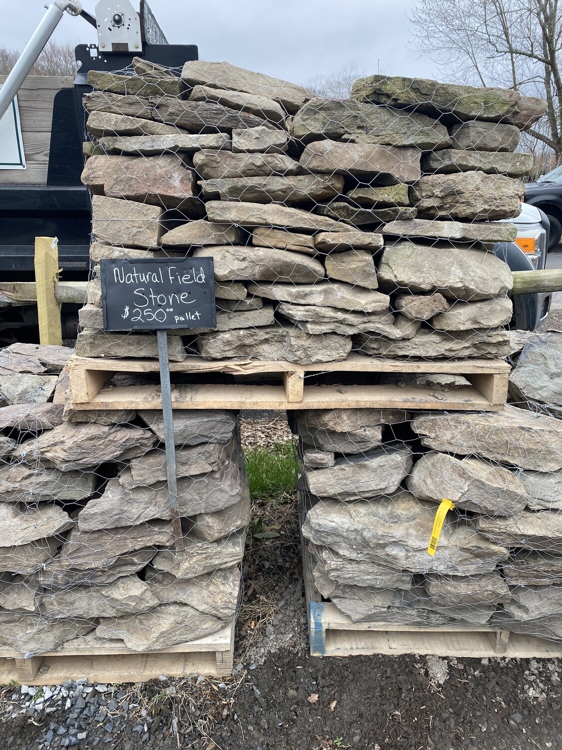 Natural Fieldstone Wallstone Pallet