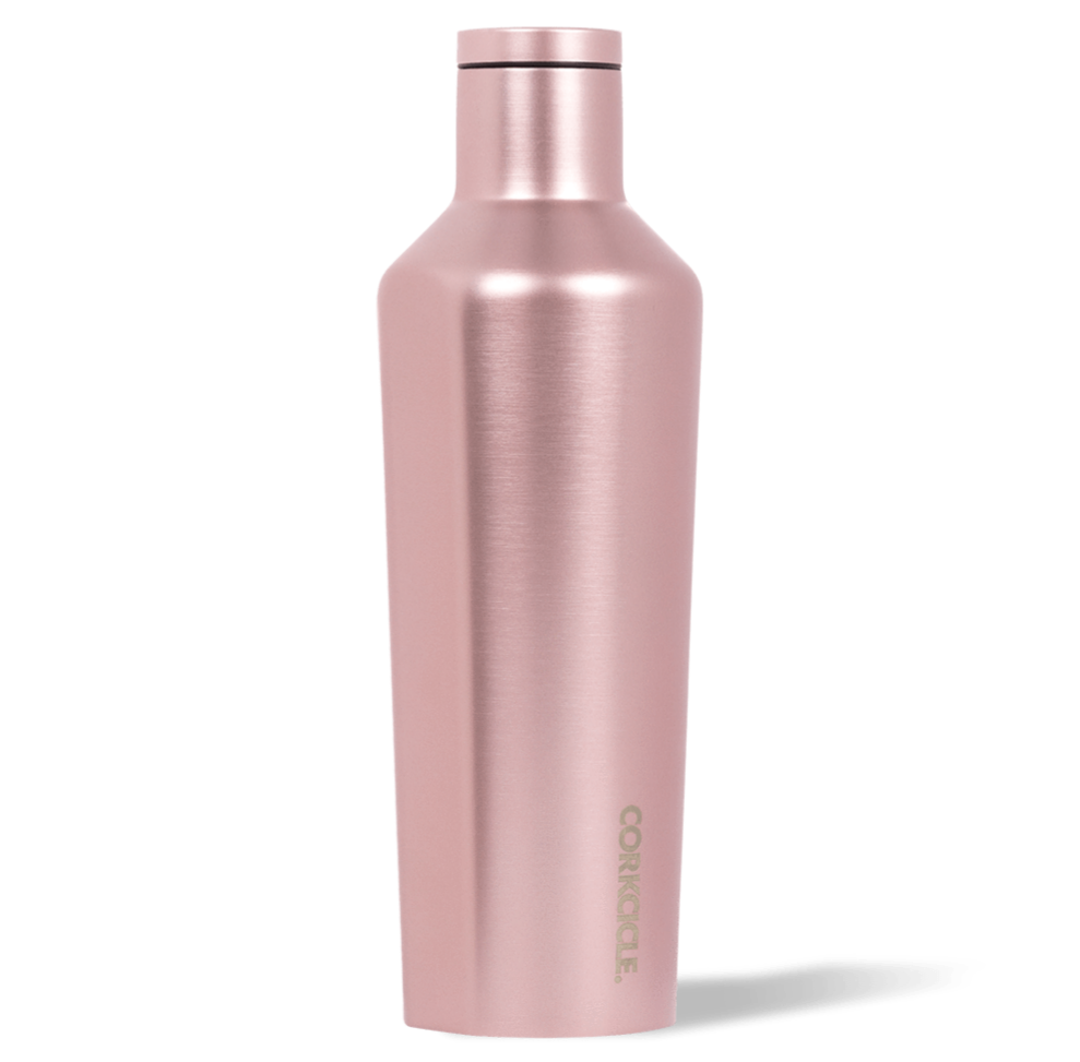 Corkcicle Canteen 16oz Metallic Pink