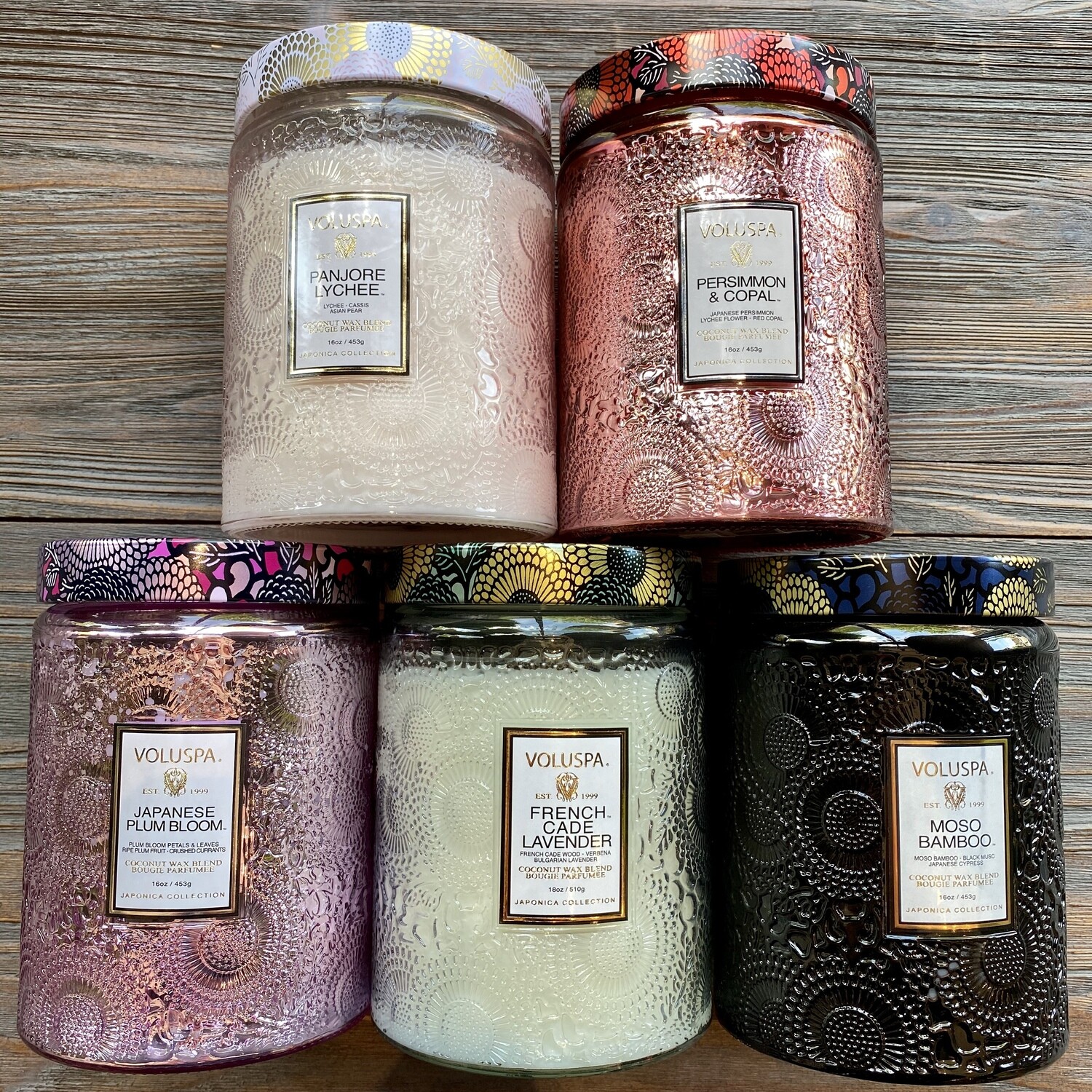 Voluspa Japonica Large Lidded Glass Candle