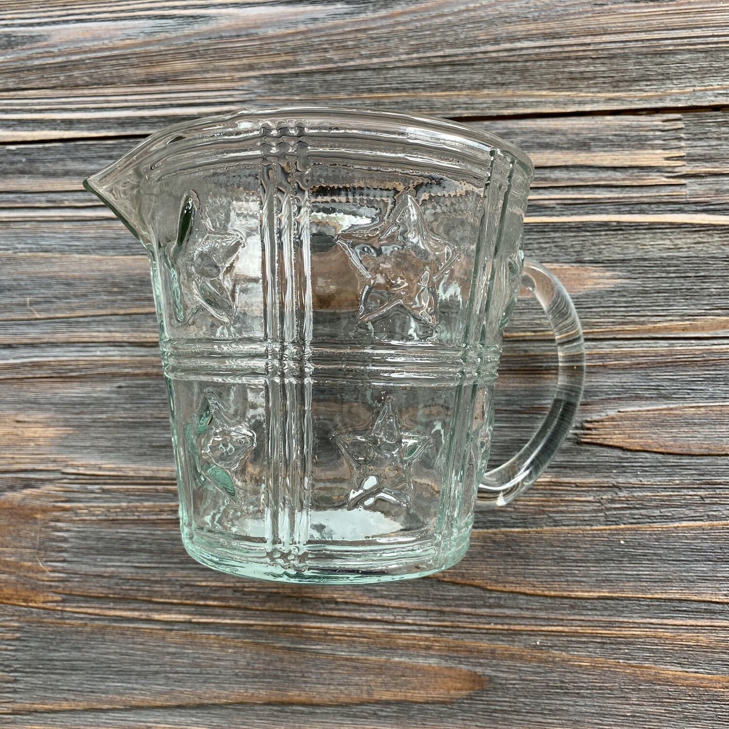 24 oz Glass Pitcher with Stars