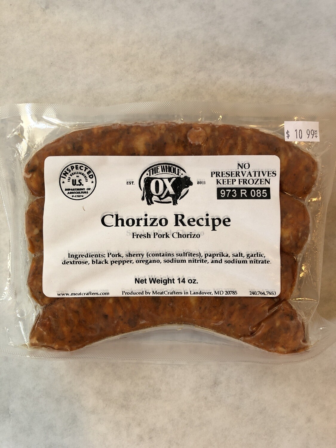 Chorizo Sausage Links
