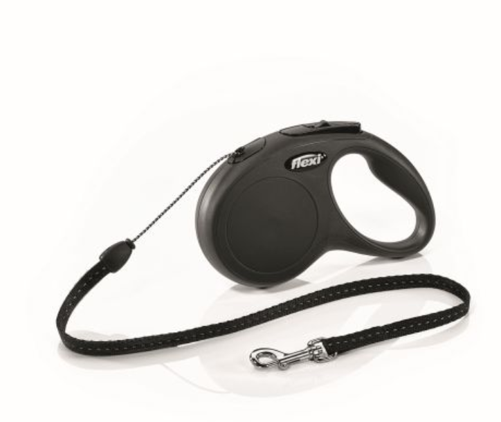 Flexi Classic Tape Leash Black