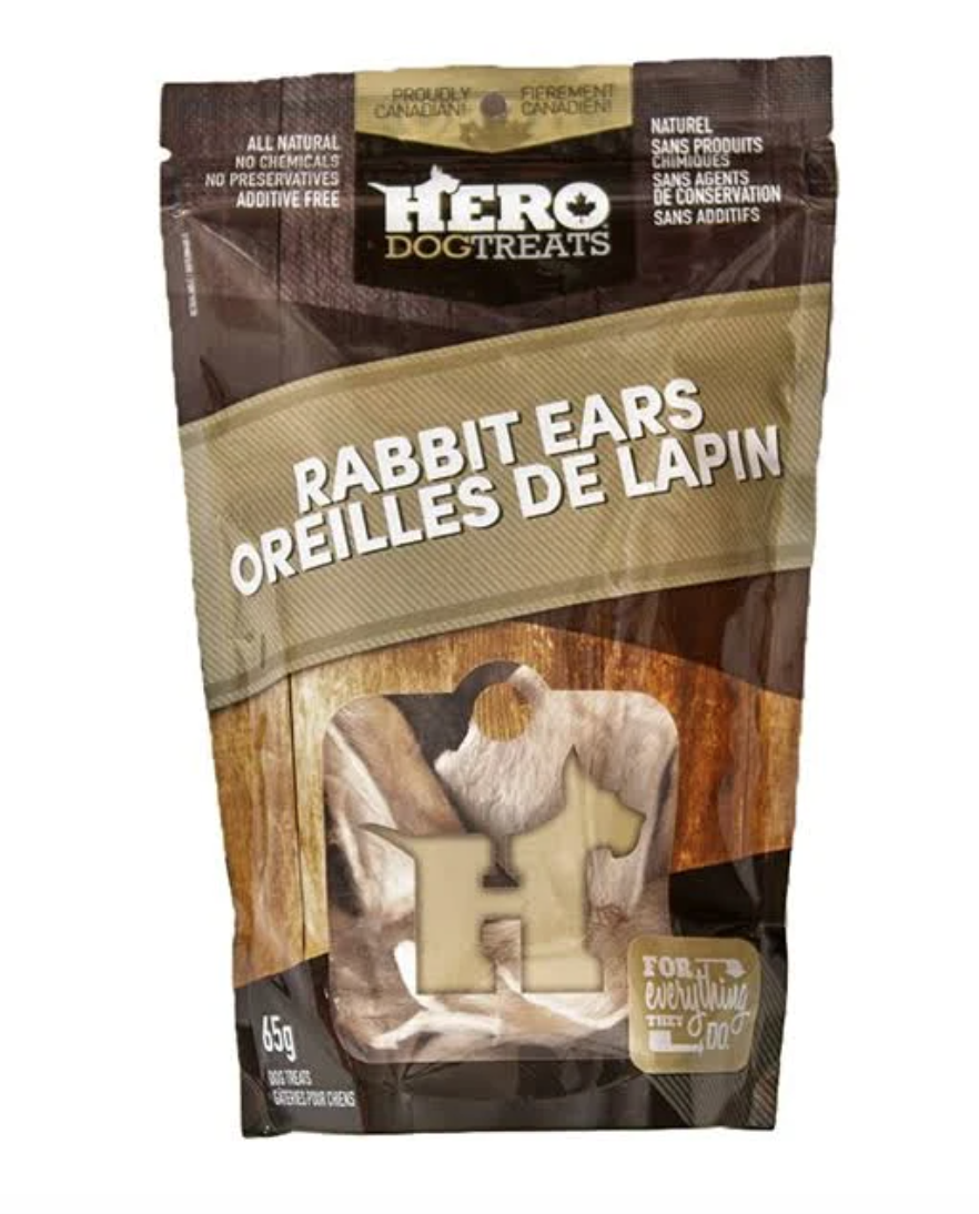 Rabbit Ears Hero Dog Treats