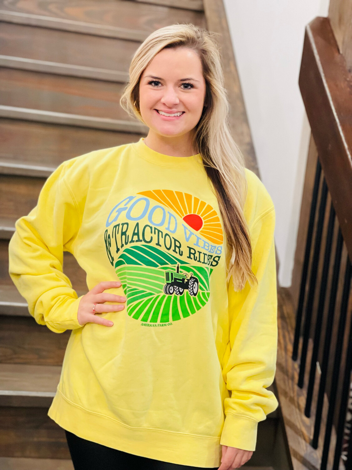 Good Vibes Tractor Rides SS