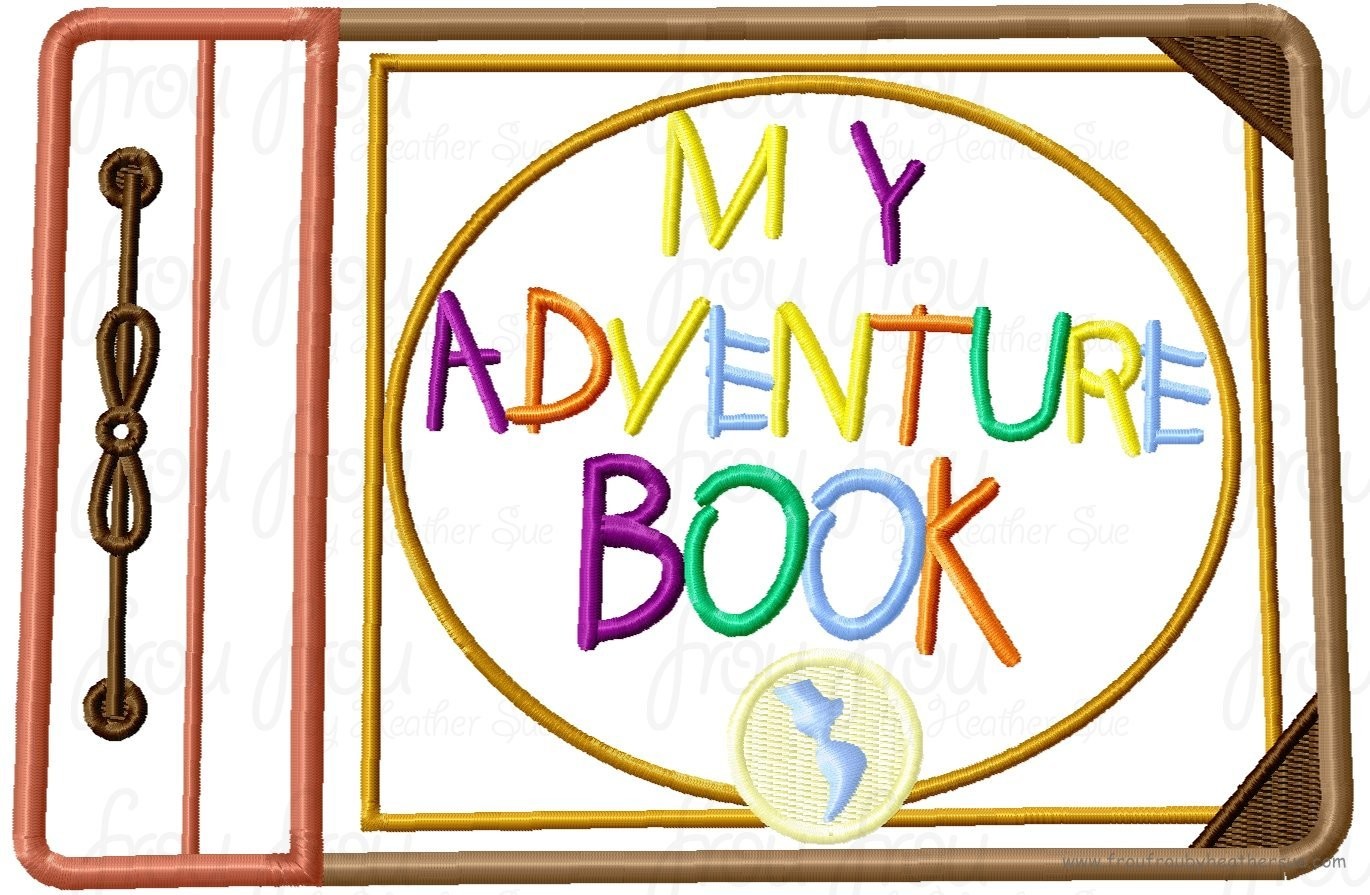 My Adventure Book U.P. Digital Machine Embroidery Applique Design ...