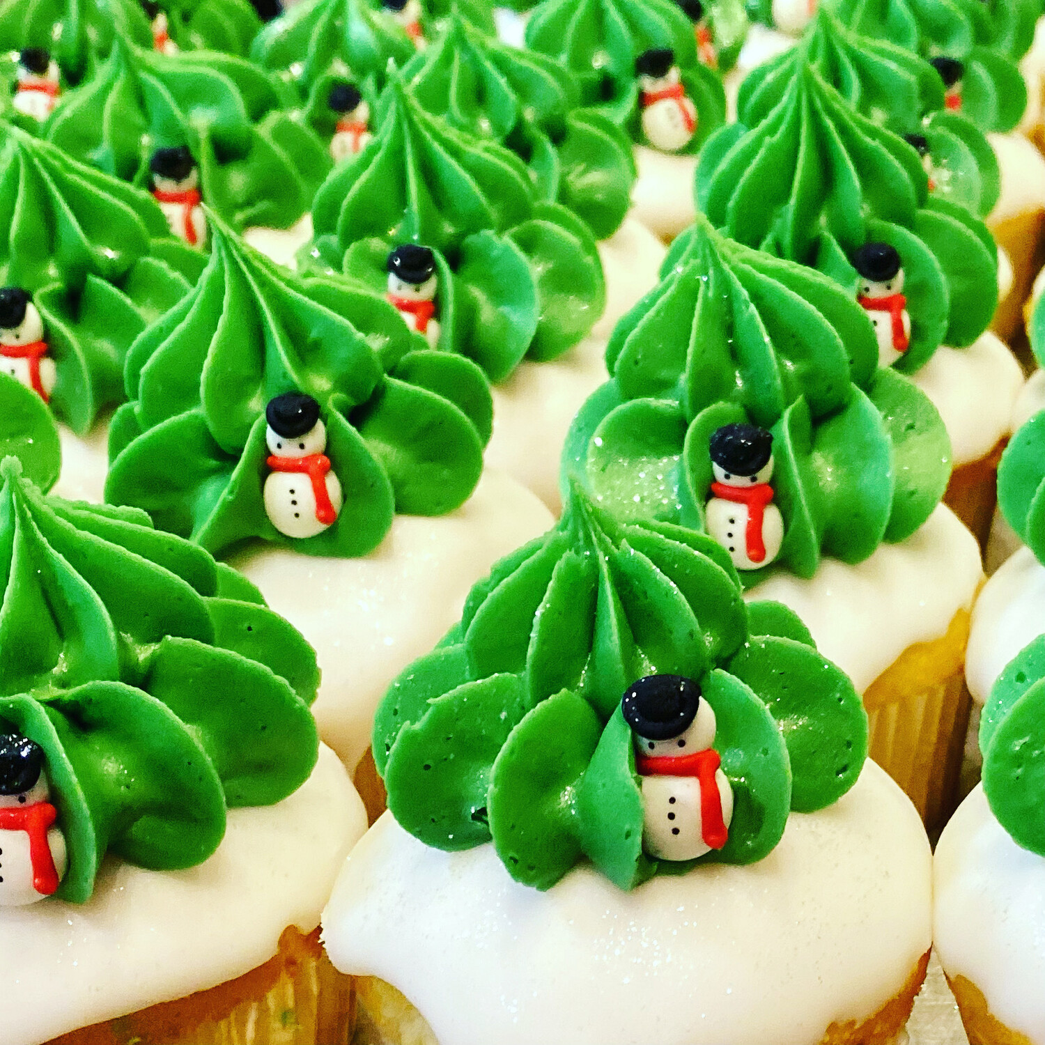 Christmas Tree Cupcake