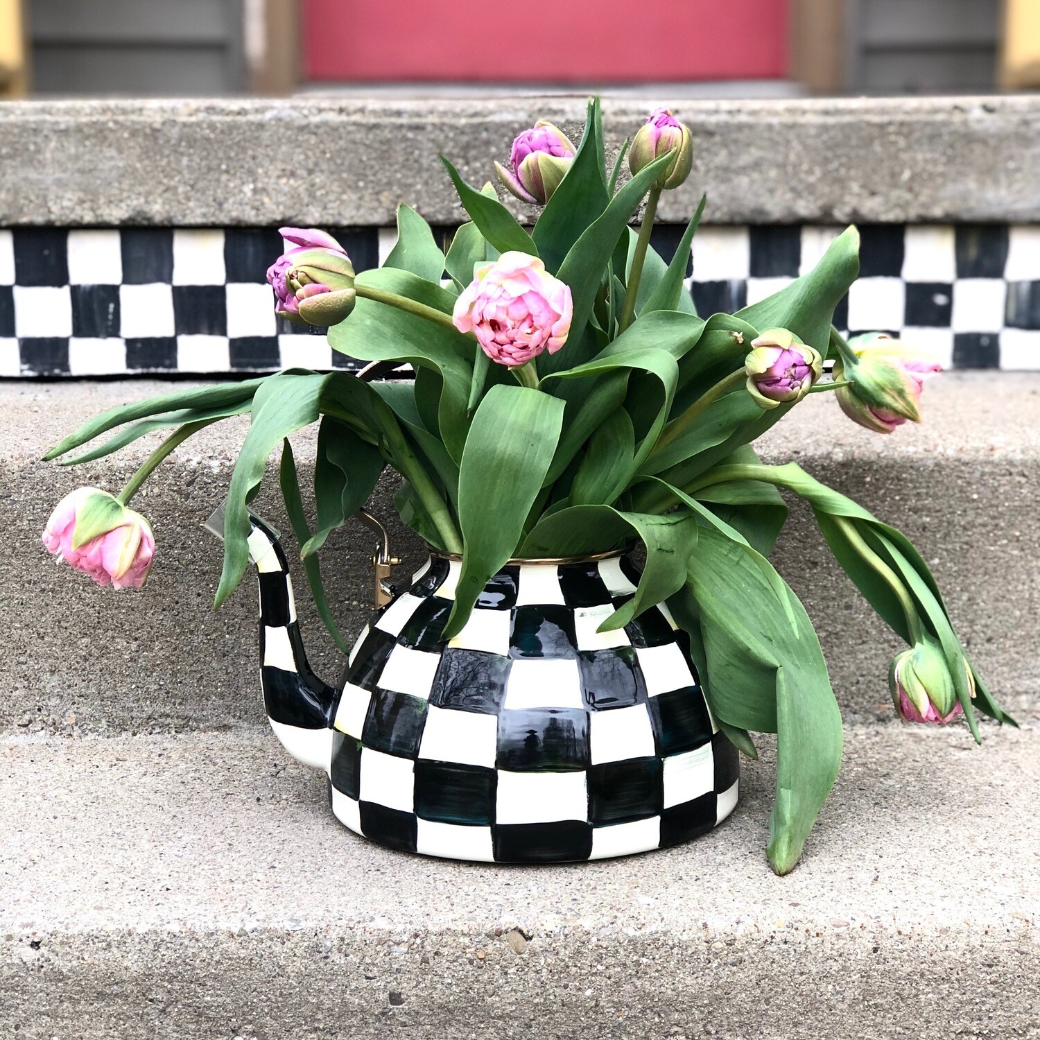 CC 3 qt tea kettle with Flowers