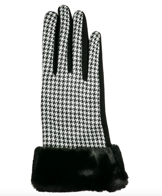 Sawyer glove houndstooth